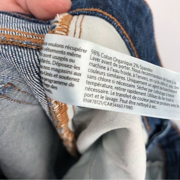Eileen Fisher Straight‎ Leg Jeans Medium Wash 6P - Picture 6 of 8